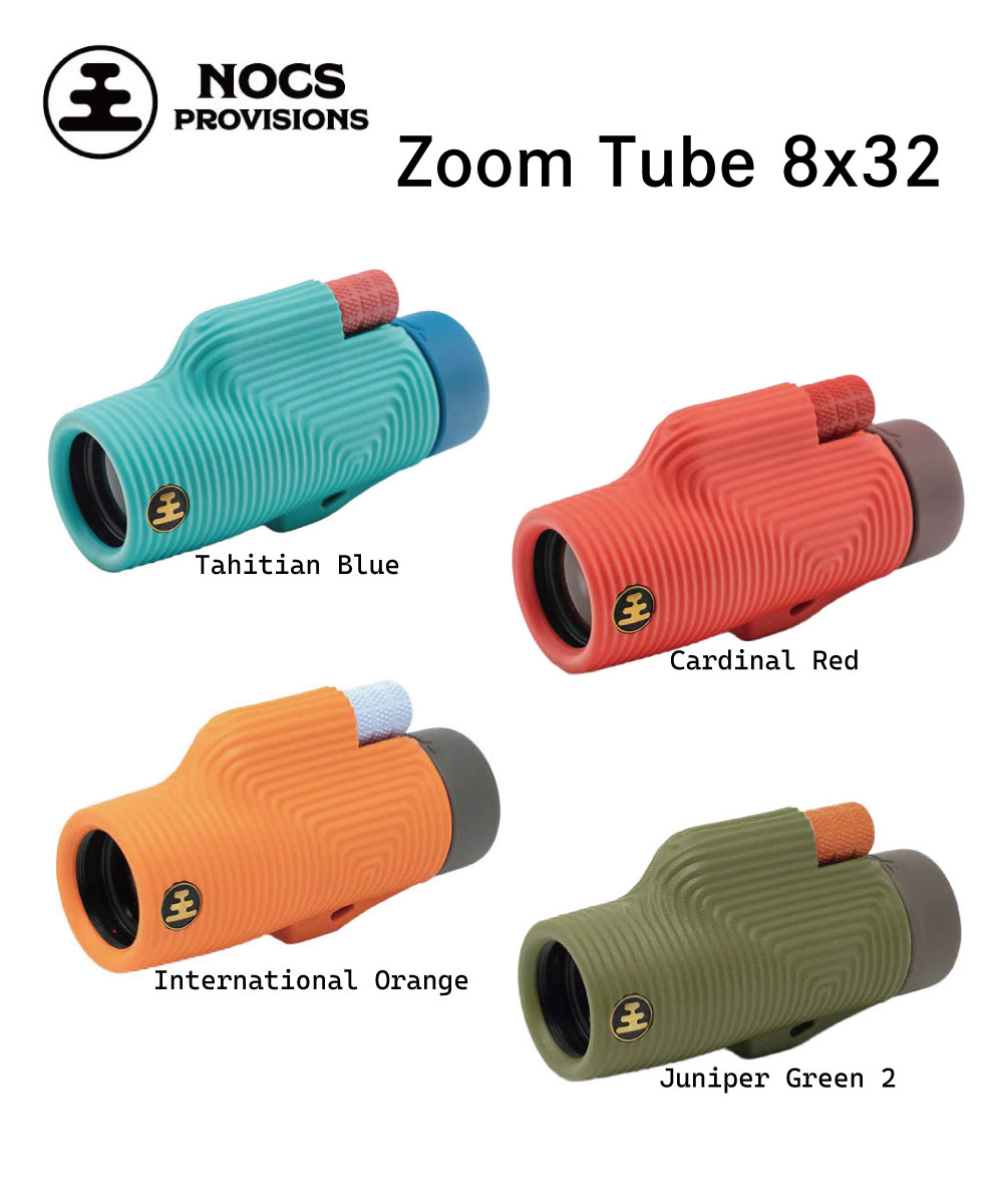 NOCS PROVISIONS ノックス プロヴィジョンズZoom Tube 8X32ズーム チューブ 8×32モノキュラー単眼鏡 コンパクト カラフル簡易防水 曇り止め加工バードウォッチング 観戦|プラヤサーフ