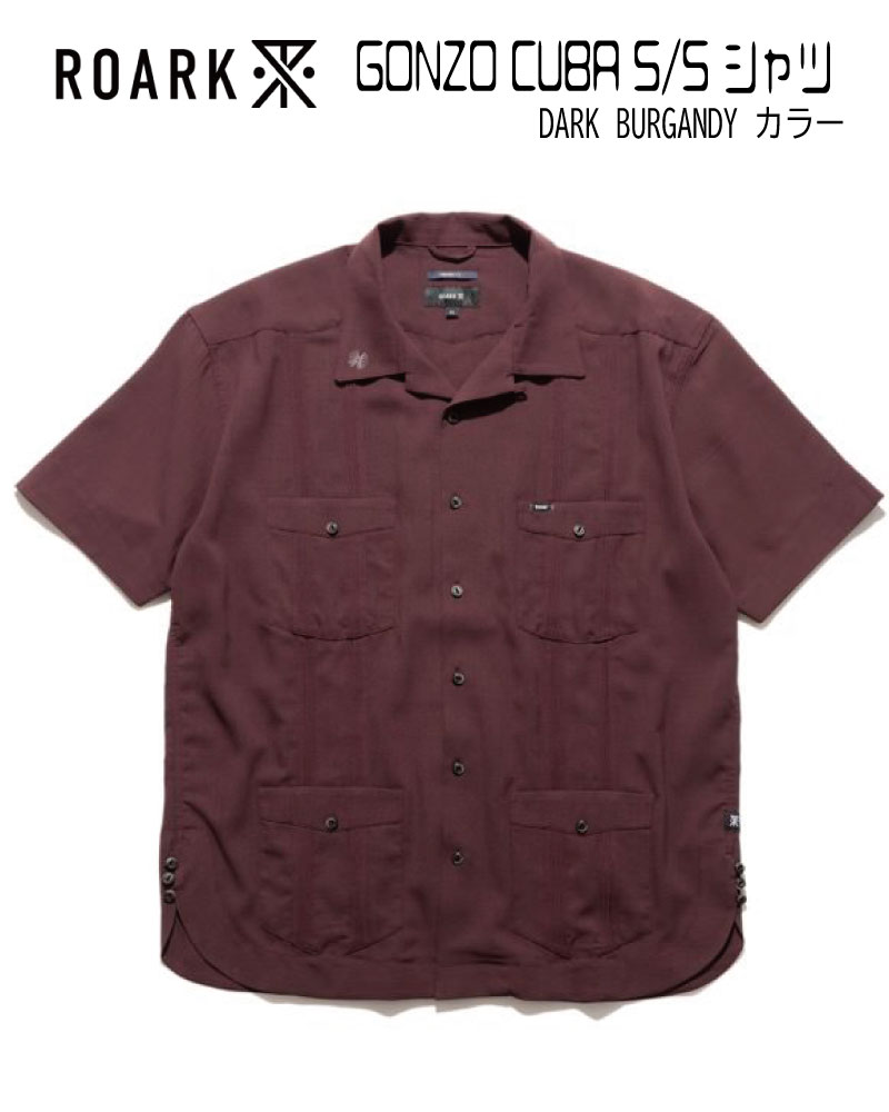 ROARK ロアーク<br>GONZO CUBA S/S シャツ