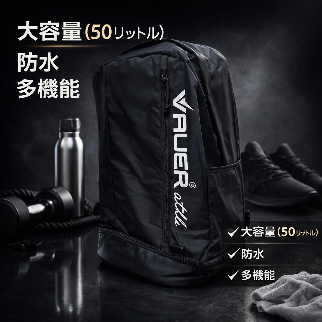 1/1～1/14尖んがり10倍 うしろ側風呂敷き包み 50L VAUER athle 黒いこと どんぶり鉢 シューズ 万覚え帳パソコン 納める衣嚢付き添い人 多役立つこと アウトドア 旅する 大電気容量