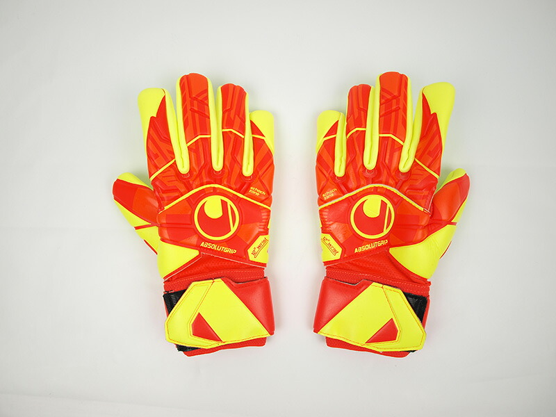 【uhlsport　キーパーグローブ】ウールシュポルト　ダイナミックインパルス アブソルートグリップ ハーフネガティブ　1011143　サッカー　フットサル　GKグローブ｜サッカーショップ　プレイヤーズ