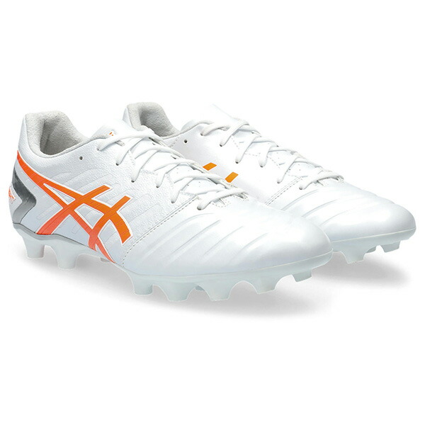 【アシックス スパイク】DS LIGHT 103/白いこと×オレンジ色 1103A068-103 蹴球スパイク 蹴球シューズ asics DS点火装置