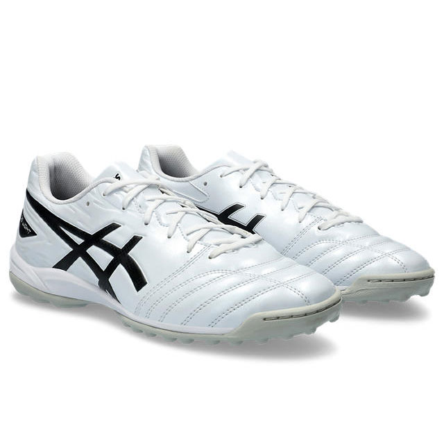 DS LIGHT CLUB TF WIDE　100/ホワイト×ブラック ターフ 1103A112-101　サッカー トレーニングシューズ　 asics DSライト