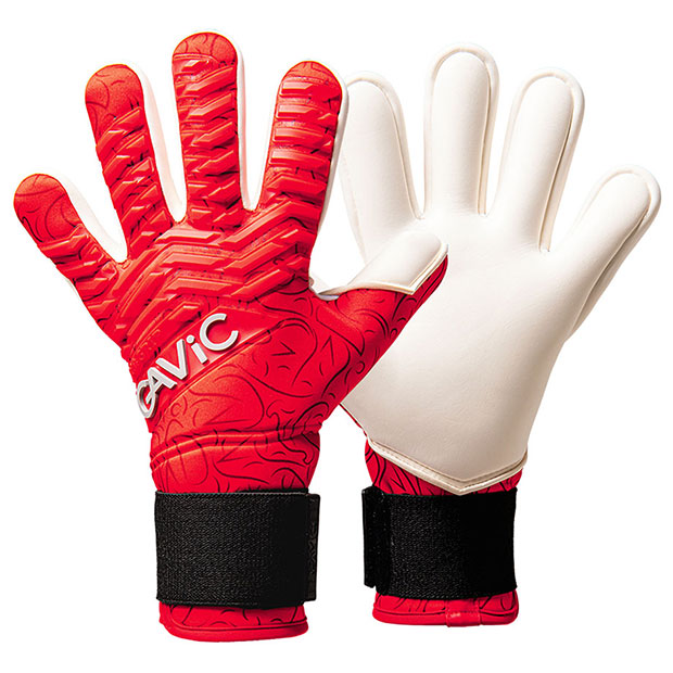【ガビック　キーパーグローブ】マトゥー素吸　レッド×ホワイト　GC3004　GAVIC サッカー フットサル GKグローブ