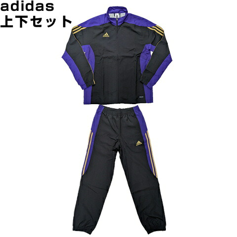 アディダス プレゼンテーション上下 F86716 D83221 ブラック 上下セット adidas サッカー フットサル|サッカーショップ プレイヤーズ