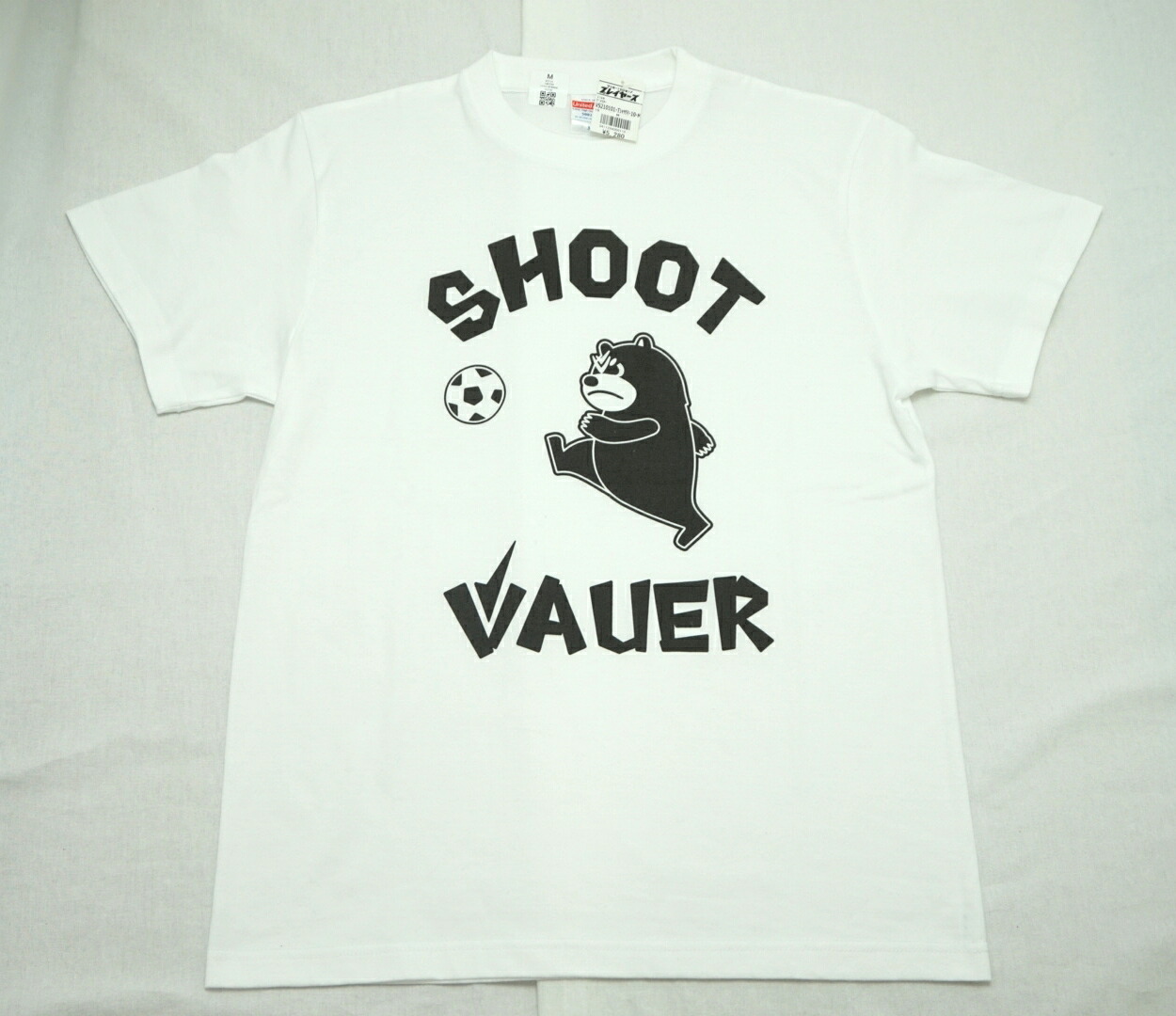 【VAUER Tシャツ】けるべあSHOOT ホワイト VS210101-10 サッカー フットサル ヴァウアー アパレル