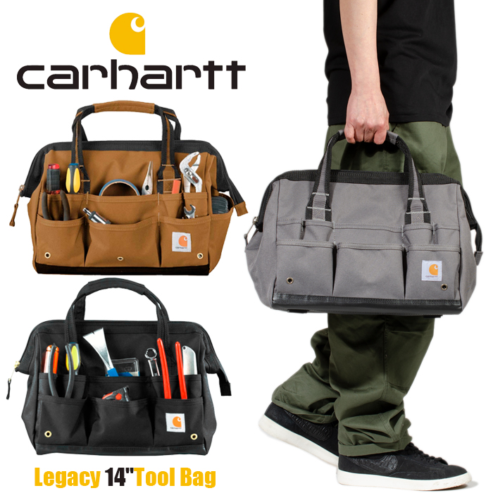 楽天市場】carhartt 14-Inch 26 Pocket Heavyweight Tool Bag