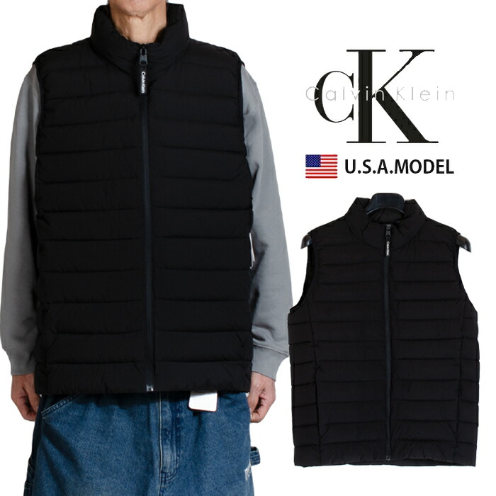 楽天市場】カルバンクライン CALVIN KLEIN 中綿ベスト ストレッチ