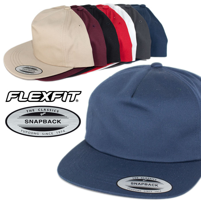 楽天市場 Flexfit キャップ フレックスフィット スナップバックキャップ 芯なし フラットバイザー スナップバック Cap フリーサイズ サイズ調整式 帽子 ブラック 黒 ネイビー レッド 無地 父の日 ギフト ｐｌａｙｅｒｚ