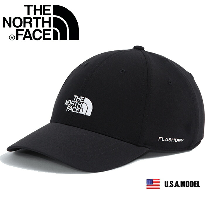 ザ ノースフェイス キャップ THE NORTH FACE Horizontal Cap ストラップバック メンズ レディース 帽子 アウトドア ブランド おしゃれ 山登り スポーツ 自転車 ブラック 黒 フリーサイズ ナイロン ドライ 父の日プレゼント