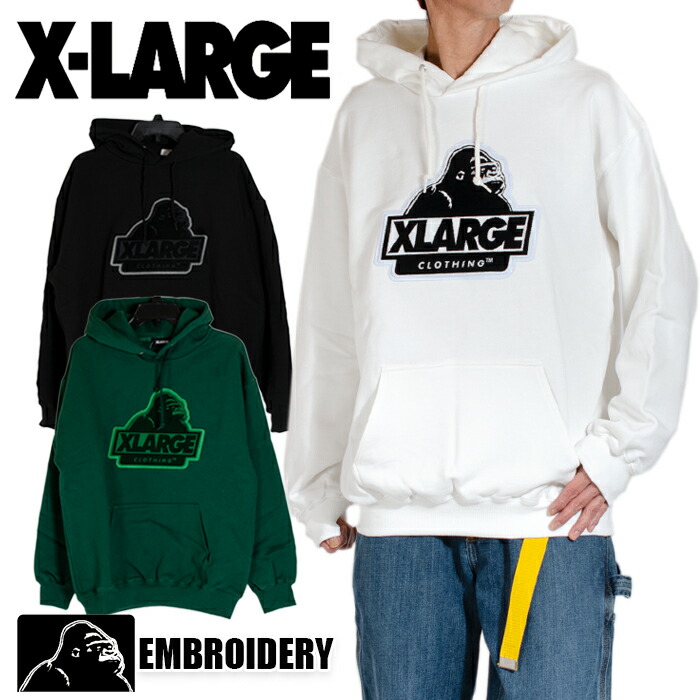 X-LARGEパーカー MULTI LOGO ZIP UP HOODED SWEATSHIRT（パーカー）｜XLARGE