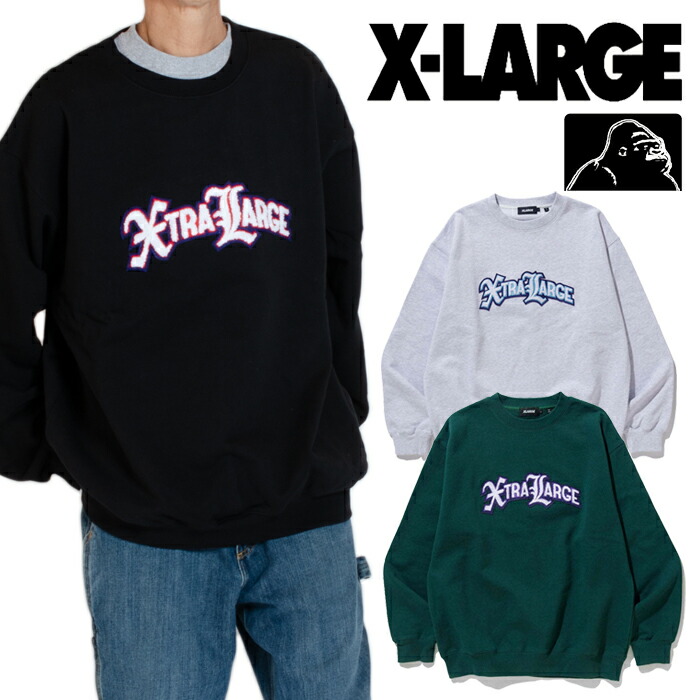 エクストララージ 調教師  XLARGE 汗水 ロゴタイプ X-LARGE  ティーシャツ 黒いこと 黒  死灰 緑であること エックスラージ ロゴタイプ 御居処跳ねる 表どおり アメカジ 定め事 レディース メンズ 父の日差し上げ物