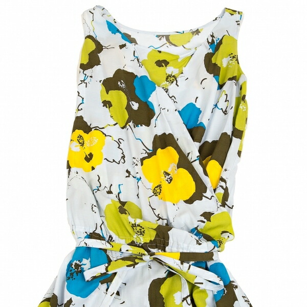 新品 レキップ ヨシエイナバl Equipe Yoshie Inaba レーヨンキュプラ花盛り根ヒップホップワンピース 火切青色38 レディース Arcprimarycare Co Uk