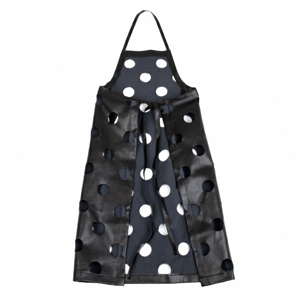 残りわずか ブラックコムデギャルソンblack Comme Des Garcons パンチングシンセティックレザーエプロンワンピース 黒s 中古 レディース Playful 新発 Seronsl Es