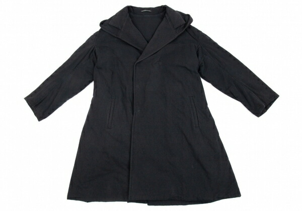 ヨウジヤマモト ノアールyohji Yamamoto Noir シンサレート中綿天竺トップコート ごまの蠅1 中古 レディース Odeftg Com