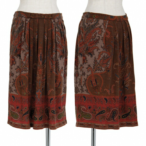 楽天市場】【中古】ETRO(エトロ) スカート ひざ丈/ペイズリー柄