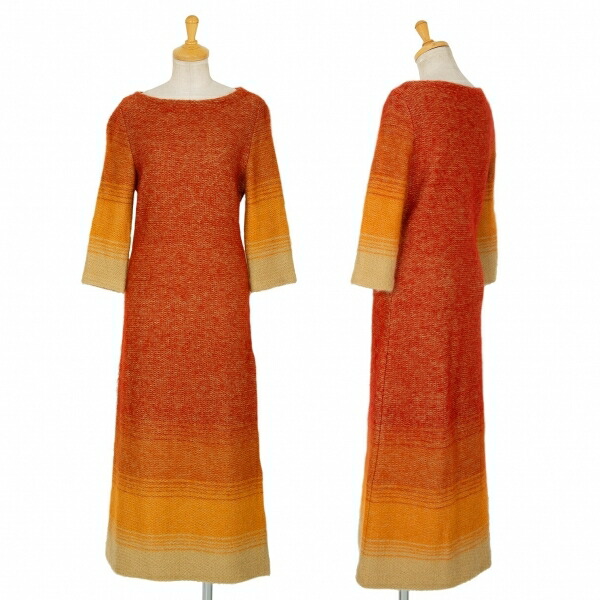 楽天市場 シビラsybilla グラデーションニットワンピース 赤m 中古 レディース Playful 内祝い Erieshoresag Org