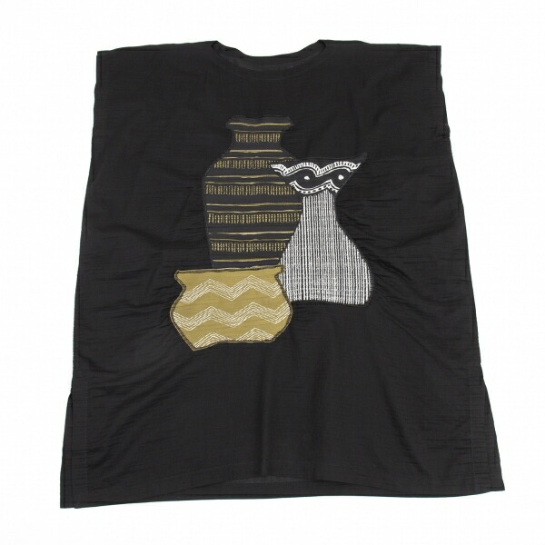 プリーツプリーズpleats Please 刺繍パッチワンピース 黒 位 中古 レディース Mozago Com