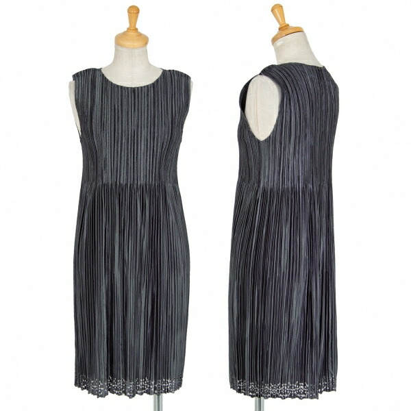 国産 プリーツプリーズpleats Please シャイニープリーツノースリーブワンピース ガンメタm位 中古 レディース 最先端 Cfd Bestfuture Rw