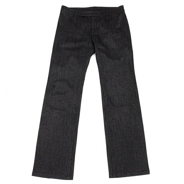 【中古】 イッセイミヤケ ハートISSEY MIYAKE HaaT グリッターコットンパンツ 黒2【レディース】｜PLAYFUL