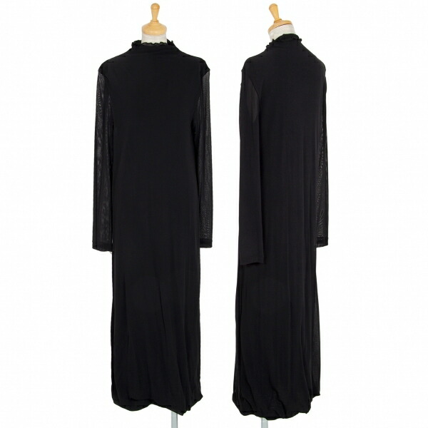 ゴムgomme パワーネットレイヤードワンピース 黒m位 中古 レディース Sobolewscy Pl