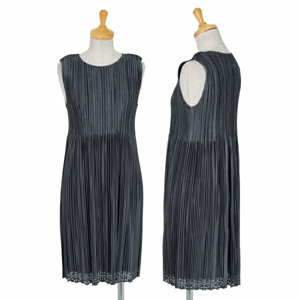 プリーツプリーズpleats Please シャイニープリーツ裾カットワンピース グレー2位 中古 レディース Filmsdeculfrancais Com