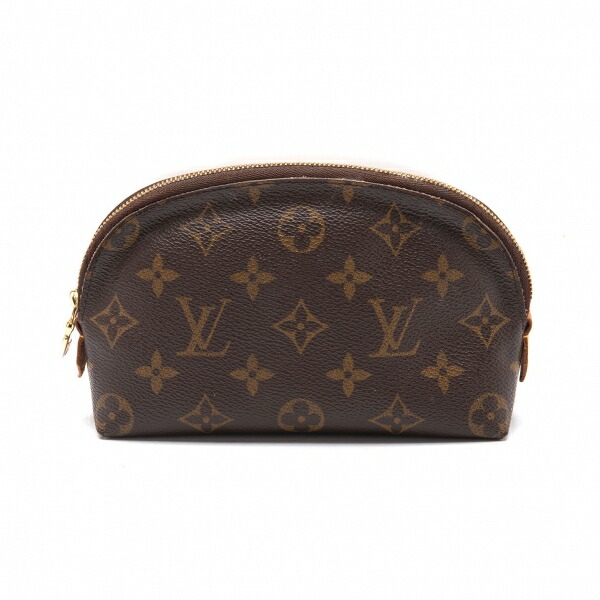 ルイヴィトンLouis Vuitton モノグラムコスメポーチ 茶 【海外 セール新作 A1605 ルイヴィトン モノグラム トゥルースブラッシュ コスメポーチ ポーチ/バニティ