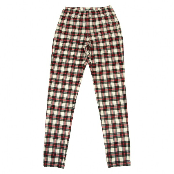 【中古】 コムデギャルソンCOMME des GARCONS タータンチェックレギンスパンツ アイボリー他S【レディース】｜PLAYFUL