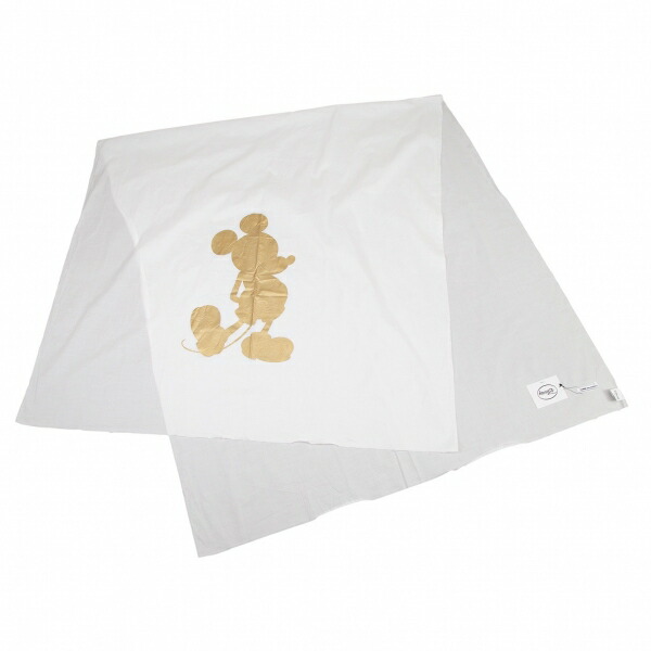 コムデギャルソンCOMME des GARCONS ミッキーマウスシルエットプリントストール 白金【レディース】｜PLAYFUL