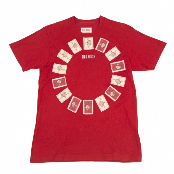 PINK HOUSE パッチワーク Tシャツ レッド 半袖♡新品タグ付き 楽天市場】【中古】 ピンクハウスPINK HOUSE PINKプリント