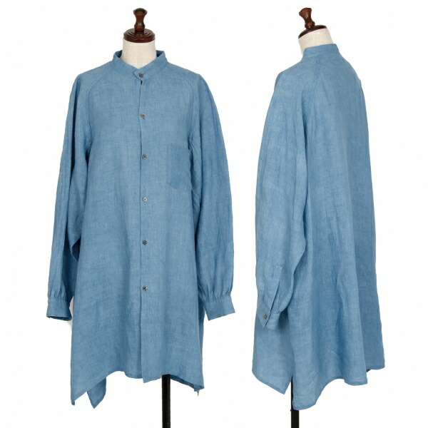 楽天市場】ワイズ カラーレス Aライン ドレス シャツワンピース