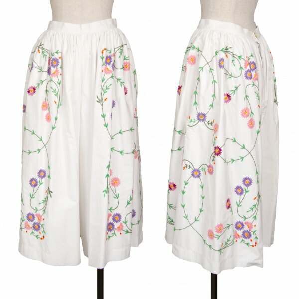 楽天市場】【中古】tricot COMME des GARCONS 花柄 ワイドパンツ TR