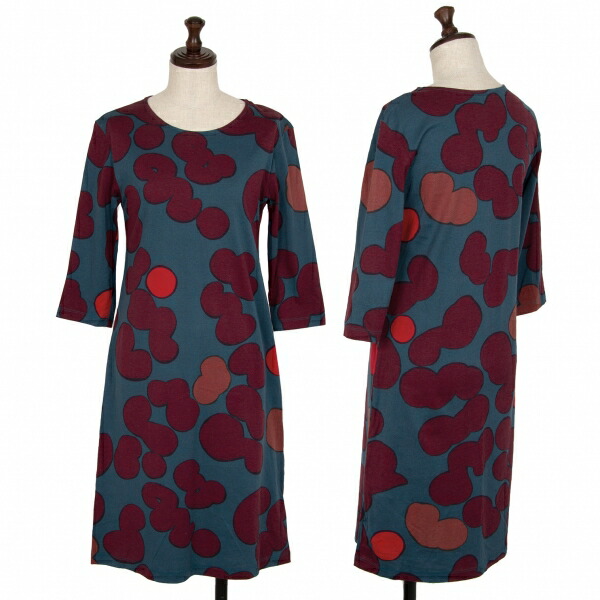 楽天市場】【中古】良品 marimekko マリメッコ Tuulahdus Dress