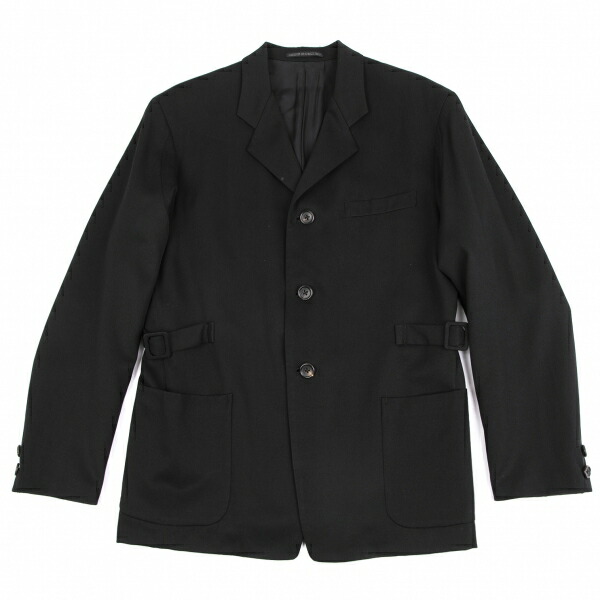 ヨウジヤマモト プールオム タキシード ディフォームド ラペル ジャケット Yohji Yamamoto POUR HOMME（ヨウジヤマモト プールオム