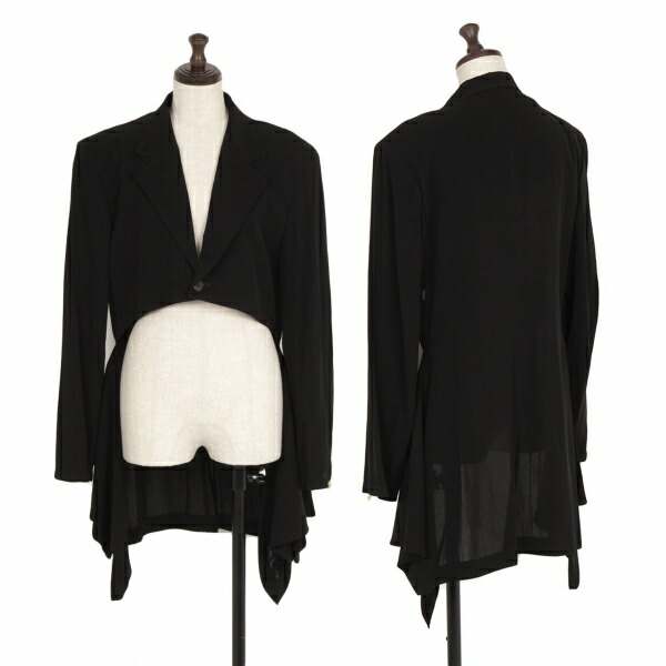 【archive】80s ワイズ レーヨン ダブルテーラードジャケット ブラック 楽天市場】古着 Y's ワイズ 80s 日本製 ヴィンテージ ダブル