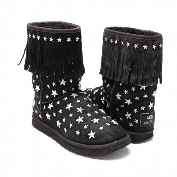UGG×ジミーチュウ★スタースタッズ フリンジ ムートンブーツ(23㎝) 楽天市場】UGG×JIMMY CHOO(アグ×ジミーチュウ) フリンジスタッズ