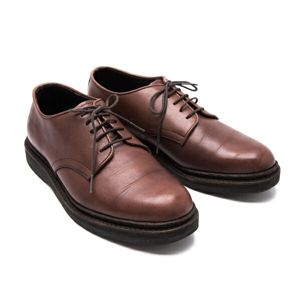 【中古】 ワイズフォーメンY's for men レザーダービーシューズ 赤茶M(25位)【メンズ】|PLAYFUL