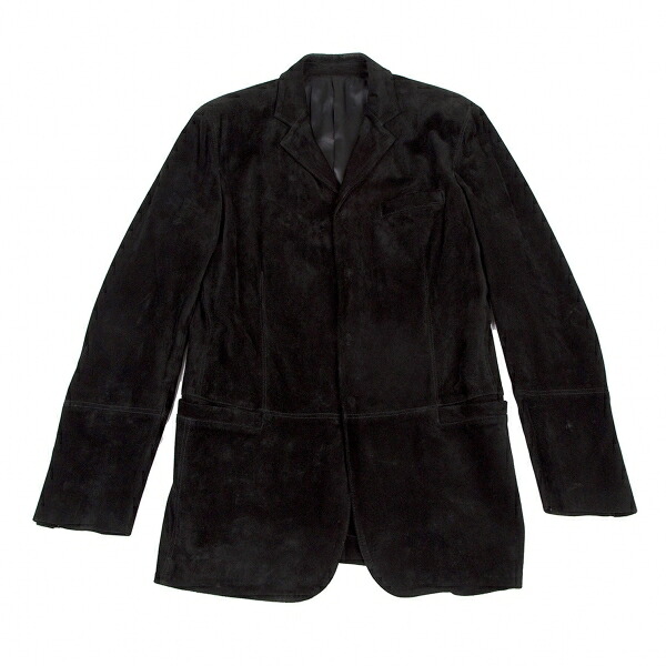 【中古】 ジャンポールゴルチエ オムJean Paul GAULTIER HOMME スウェードスナップボタンジャケット 黒48【メンズ】｜PLAYFUL 23,523円