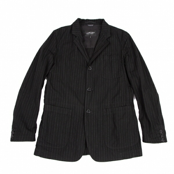 BLACK COMME des GARCONS 丸襟 ストライプ ジャケット 楽天市場】【中古】COMME des GARCONS HOMME PLUSセーラーカラー