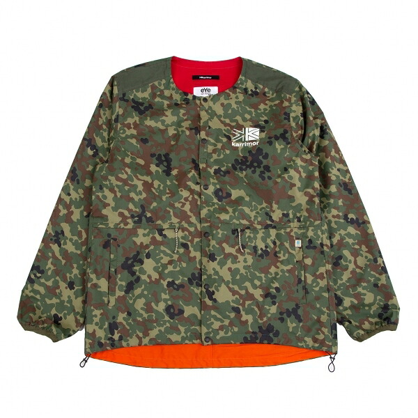 【中古】 アイ ジュンヤワタナベマン コムデギャルソン&times;カリマーeye JUNYA WATANABE MAN&times;karrimor カモプリントブルゾン 緑オレンジS【メンズ】｜PLAYFUL