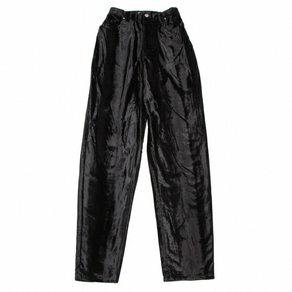 VERSACE ベロア生地　パンツ　デニム　レア r1726-1.jpg
