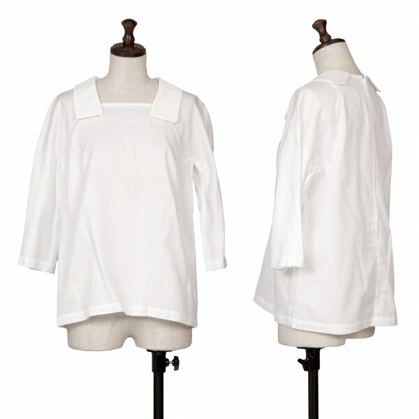 COMME des GARCONS コムコム　シアーブラウス COMME des GARCONS コムコム ギャザー シアーブラウス ブラック