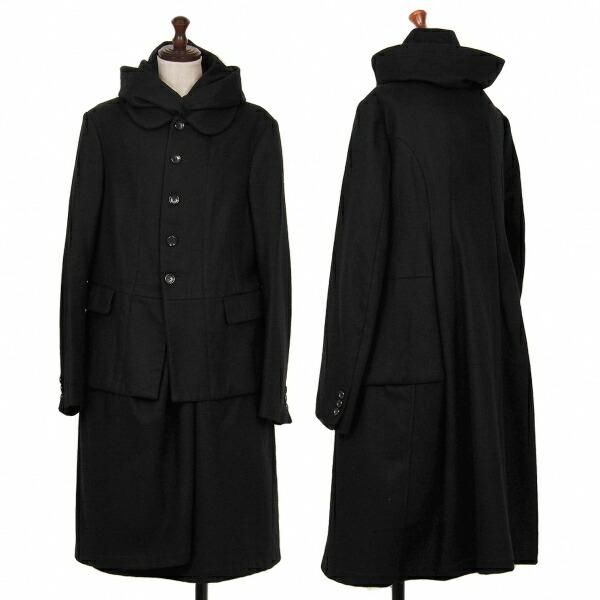 BLACK COMME des GARCONS ショートトレンチ サイズS BLACK COMME des GARCONS ショートトレンチ サイズS