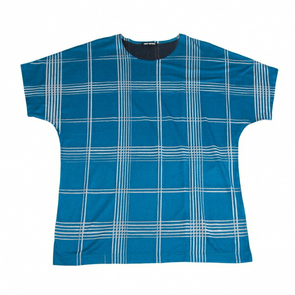 【中古】 イッセイミヤケ メンISSEY MIYAKE MEN 読み合わせる筋目プルオーバー 青4【メンズ】