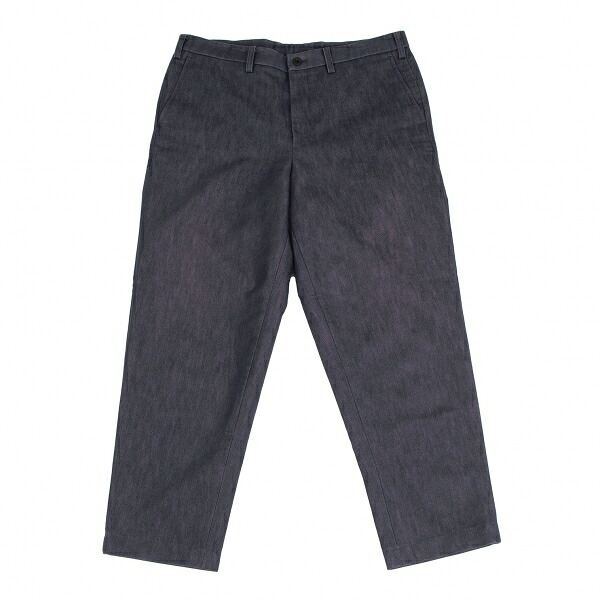 【中古】 イッセイミヤケ メンISSEY MIYAKE MEN デニムテーパードパンツ インディゴ4【メンズ】