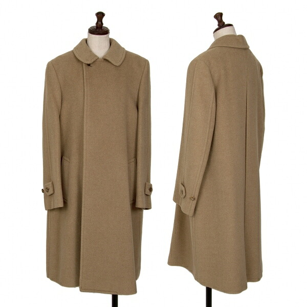 【中古】 トリココムデギャルソンtricot COMME des GARCONS 毛糸1Bビーバー厚地の外套 駱駝M位【レディース】