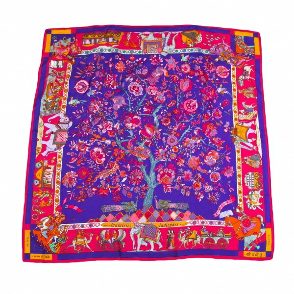 楽天市場】【中古】 エルメス スカーフ カレ90 シルク100% 唐辛子