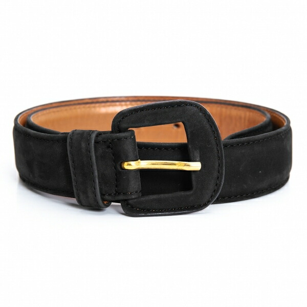 Giorgio Armani ブラックレザーベルト undefined