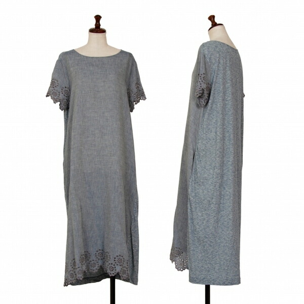 楽天市場】【美品】45R【コットンツイード ワンピース】ワンピース