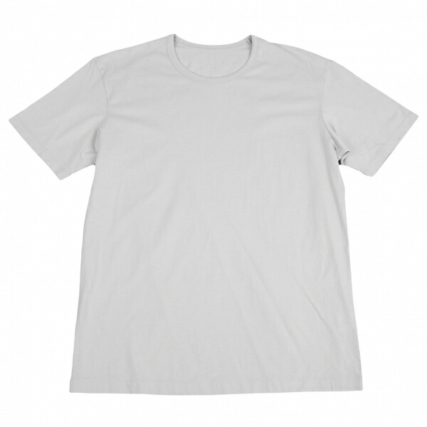 【中古】 イッセイミヤケメンISSEY MIYAKE MEN コットンバックロゴティーシャツ 点火装置薄墨色3【メンズ】