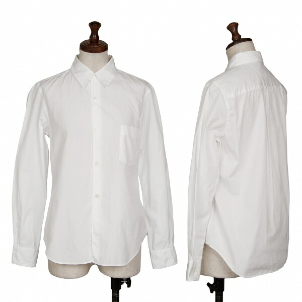 コムデギャルソン　半袖シャツ　白シャツ COMME des GARCONS SHIRT コムデギャルソン 半袖シャツ パッチ